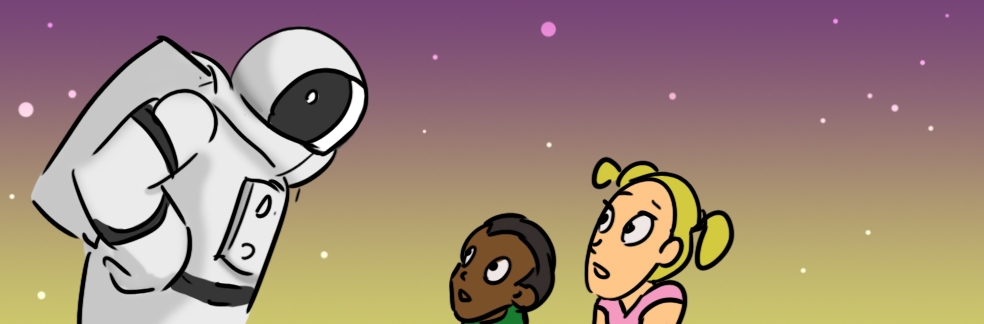 Teacher and students illustration